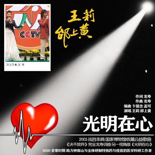 光明在心(2003国家博物馆收藏公益歌曲决不放弃另一视角版)助力特效药与疫苗研发人员 – Single – 王莉 & 邰上黄-hiresz.com