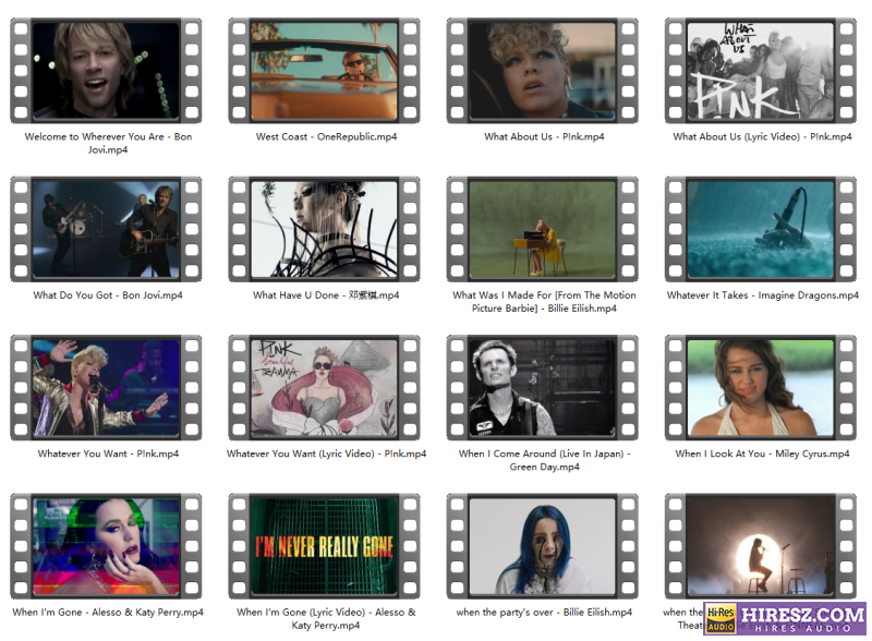 车载高清视频MV 500-600-无损音乐下载