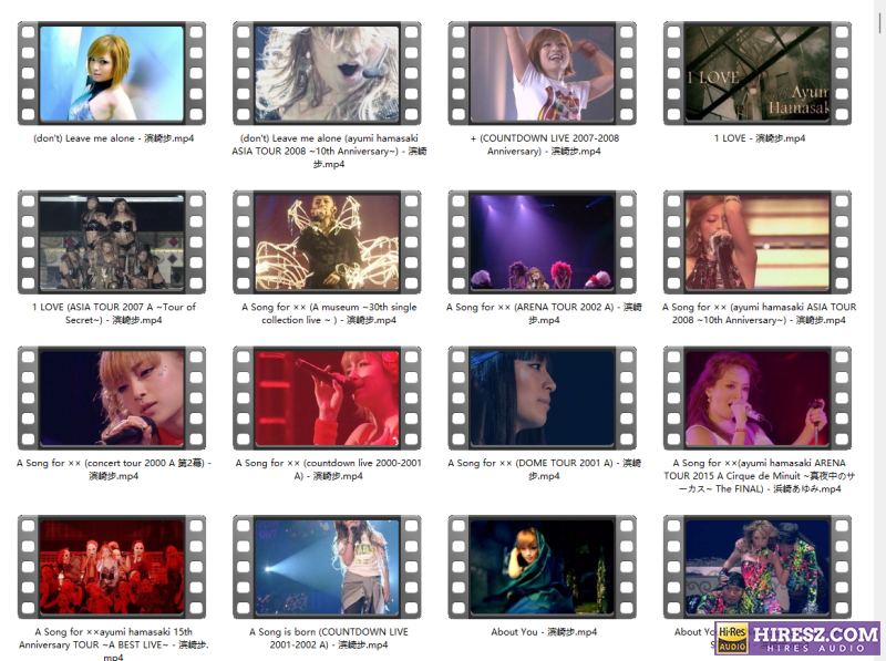 滨崎步视频集锦511曲-无损音乐下载