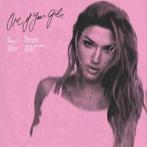 One Of Your Girls (Felix Jaehn Remix) – Single – Troye Sivan-hiresz.com