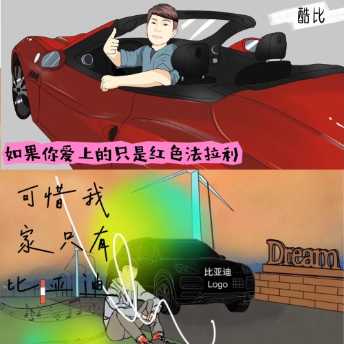 如果你爱上的只是红色法拉利,可惜我家只有比亚迪 - Single - 洛天依-无损音乐下载