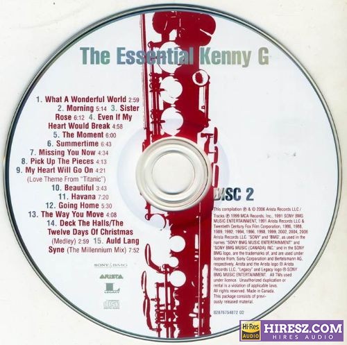 Kenny G 肯尼·基-《The Essential Kenny G 世纪典藏2CD》萨克斯演奏大师[WAV]CD1-无损音乐下载