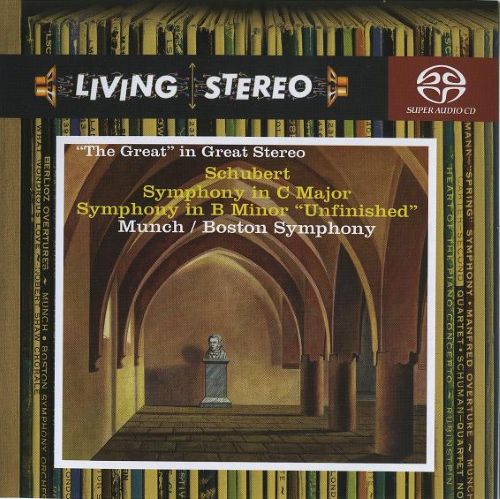 舒伯特 - 第八号 第九号交响曲 孟许（指挥）波士顿交响乐团 (1955,1958)  DSD DFF - Charles Munch, conductor; Boston Symphony Orchestra-无损音乐下载