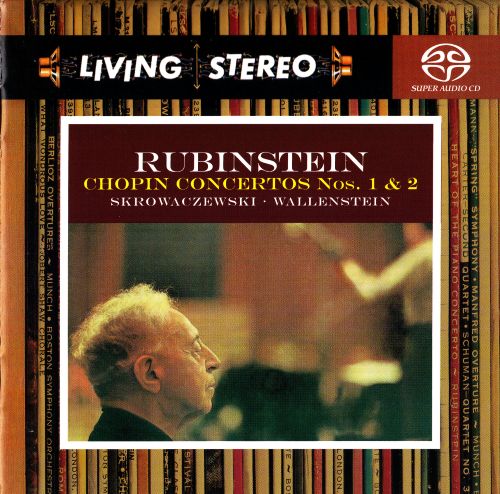 萧邦 – 第一、二号钢琴协奏曲 史寇瓦泽夫斯基 华伦斯坦 鲁宾斯坦（钢琴） 1958,61  DSD DFF – Arthur Rubinstein, piano; Stanislaw Skrowaczewski, conductor; New Symphony Orchestra of London-无损音乐下载