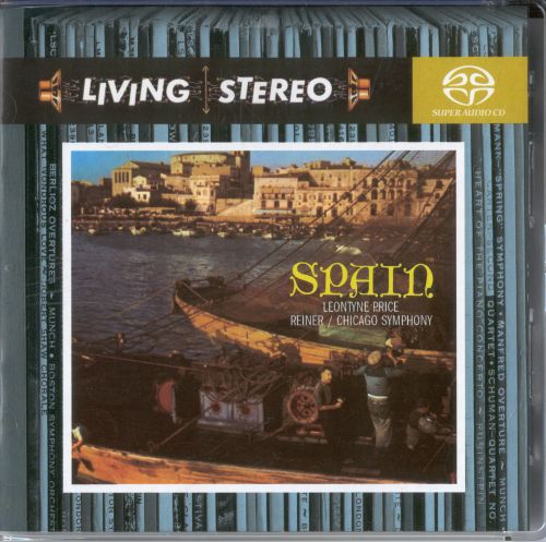 西班牙管弦乐曲集 - 莱纳（指挥）芝加哥交响乐团  1958, 1963 (RCA.2006)  DSD DFF - Leontyne Price, soprano; Fritz Reiner, conductor; Chicago Symphony Orchestra-无损音乐下载