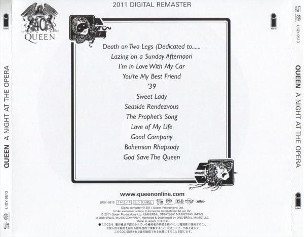 图片[1]-1975 Queen – A Night At The Opera  [SACD] (2011 SHM-SACD ISO)-无损音乐下载