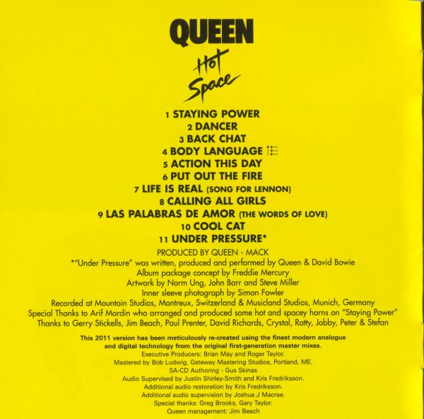 图片[1]-1982 Queen – Hot Space  [SACD] (2012 SHM-SACD ISO)-无损音乐下载