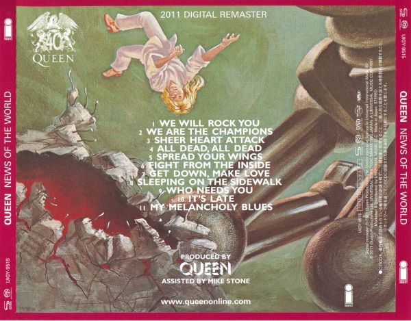 图片[1]-1977 Queen – News Of The World  [SACD] (2011 SHM-SACD ISO)-无损音乐下载